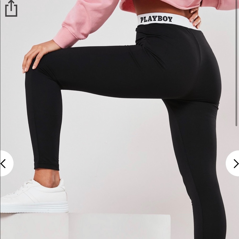 Playboy High Waisted Leggings - Picture 2 of 5